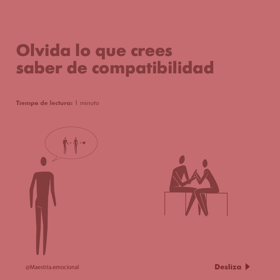 Olvida lo que crees saber de compatibilidad.