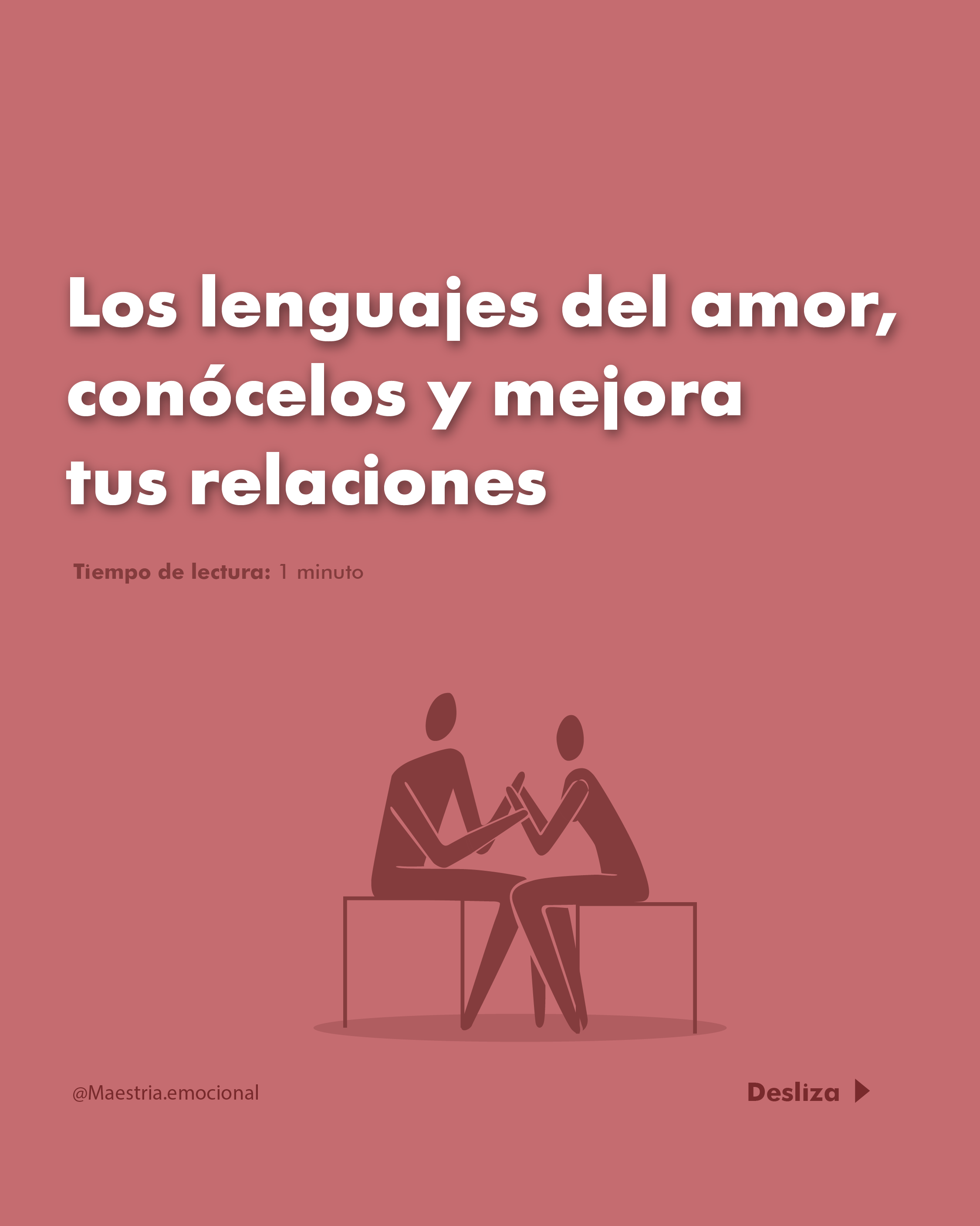 Los lenguajes del amor, conócelos y mejora tu relación